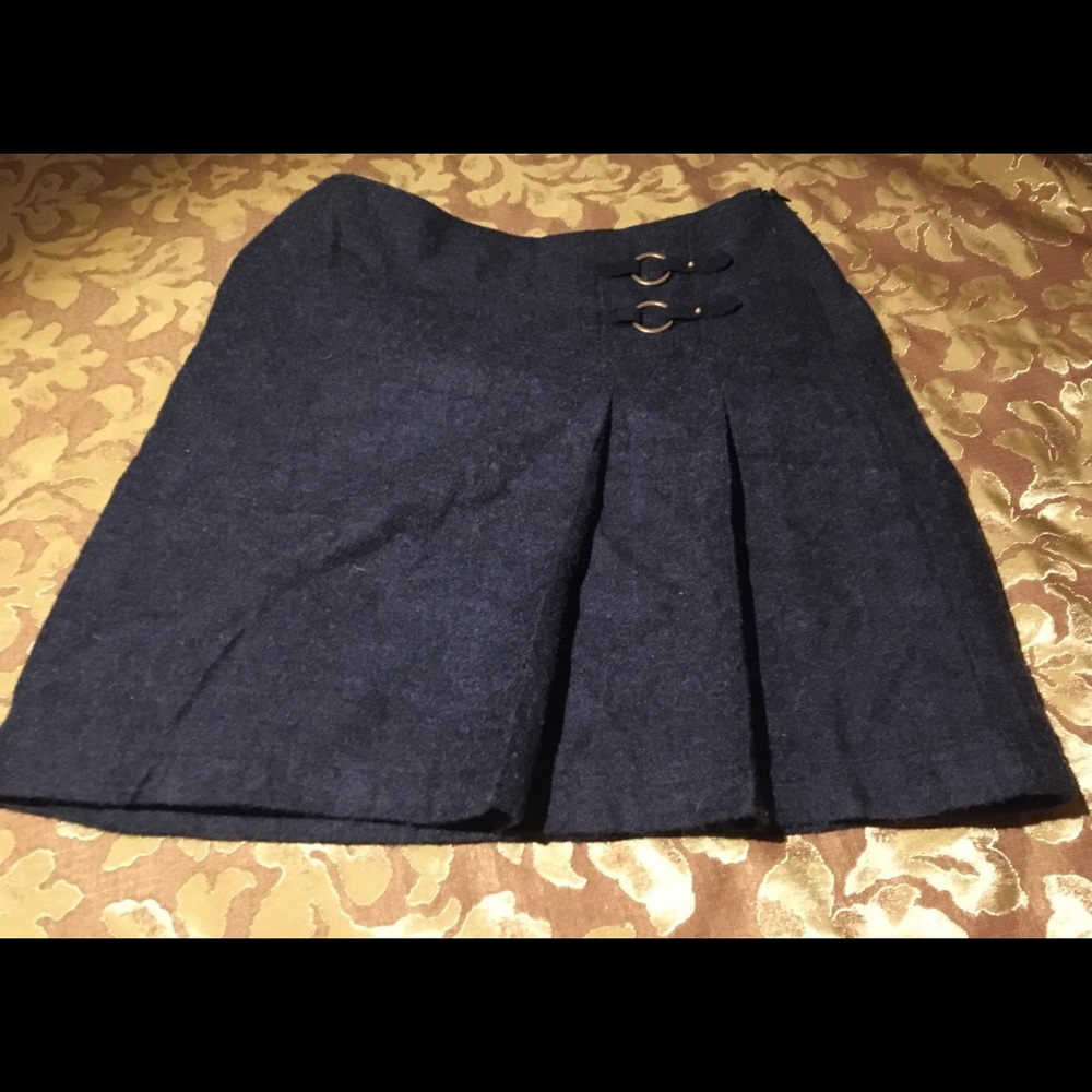 Versailles Pleated Wool Mini Skirt/Kilt